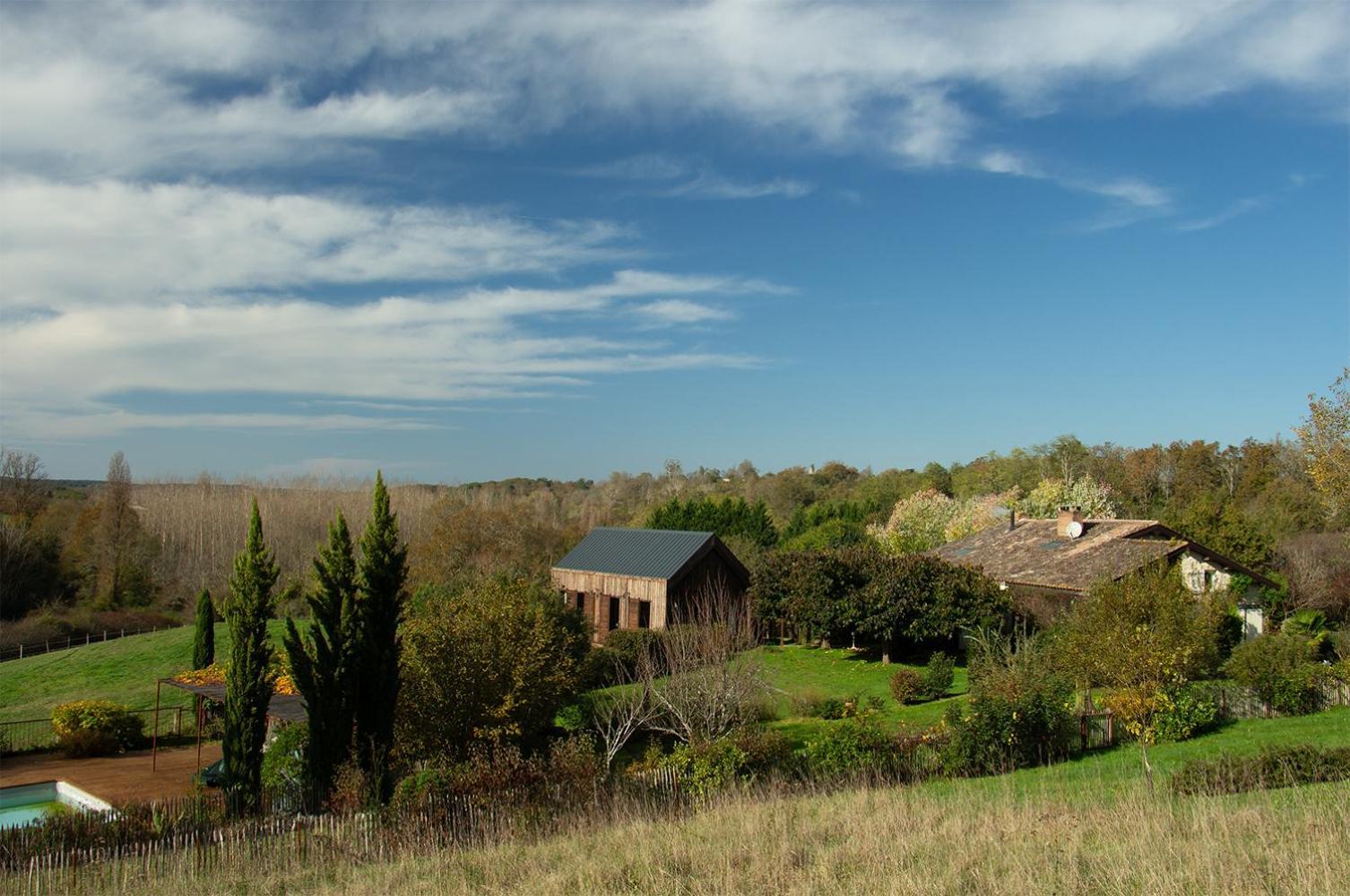 Le Sechoir De Valadon Villa Aillas Bagian luar foto