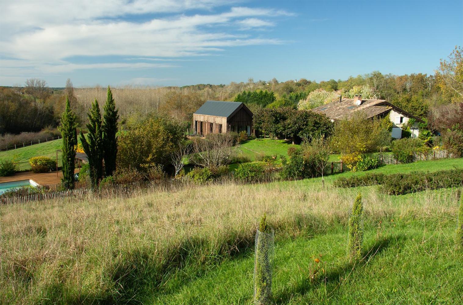 Le Sechoir De Valadon Villa Aillas Bagian luar foto